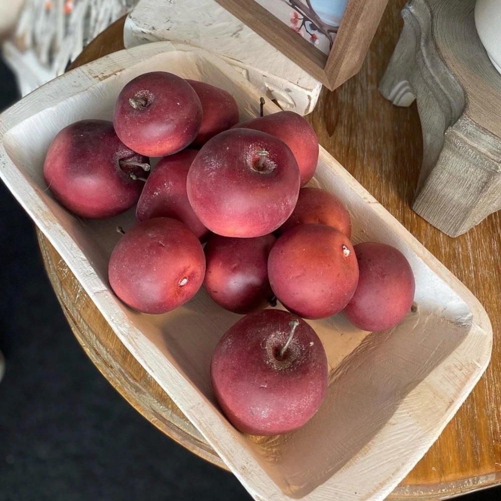 Artificial Faux Decorative Apples Set of 12